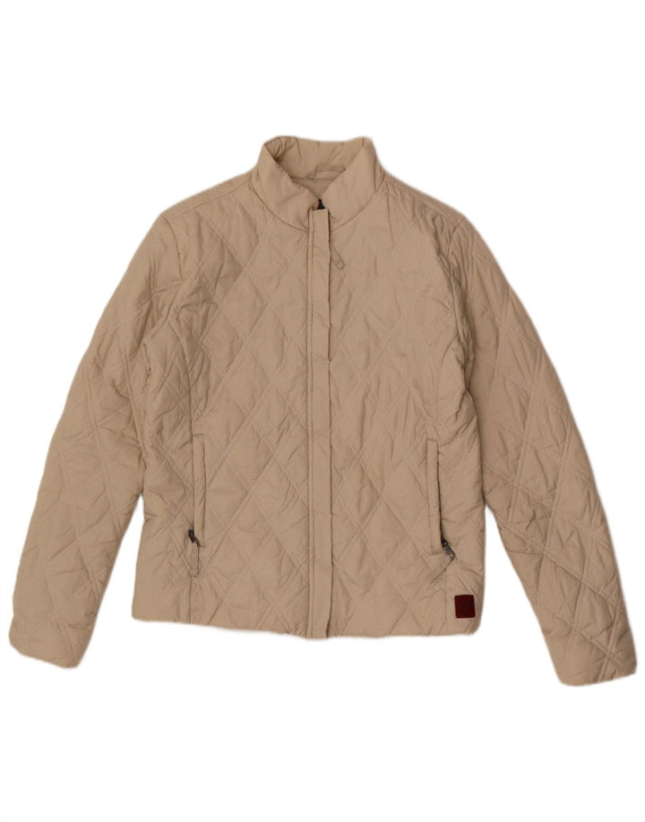 Giacca trapuntata da donna Murphy & Nye UK 14 Beige medio