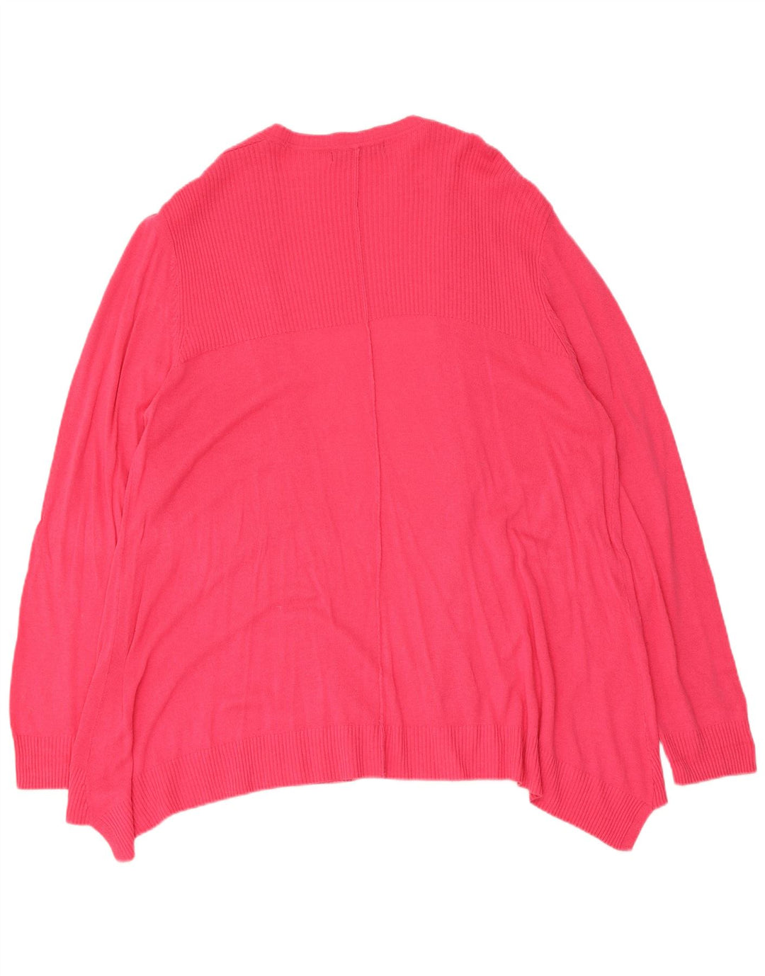 Maglione cardigan aperto da donna Marks & Spencer UK 14 grande rosa