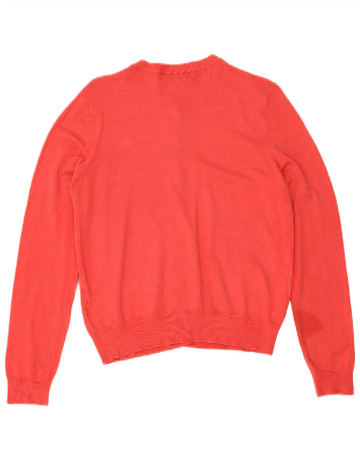 Maglione cardigan da donna Marks & Spencer UK 12 Viscosa rossa media