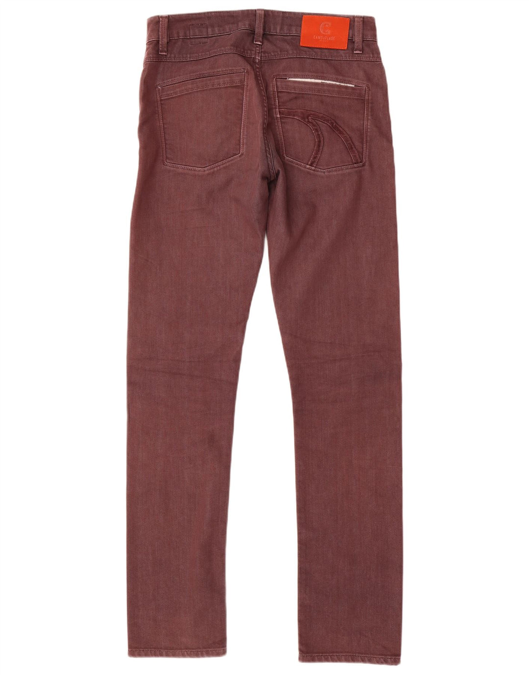Jeans slim da uomo mimetici AR e J W31 L33 cotone marrone