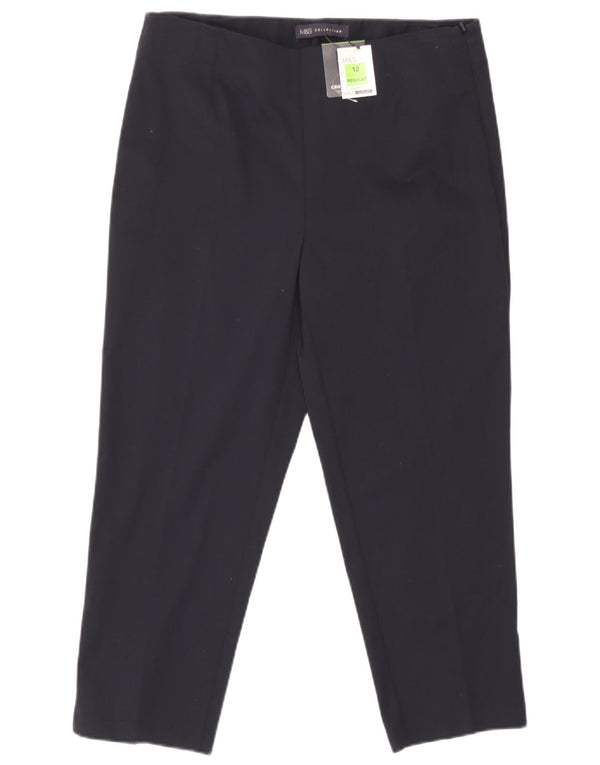 Pantaloni corti da donna Marks & Spencer UK 12 medi W30 L22 Blu navy