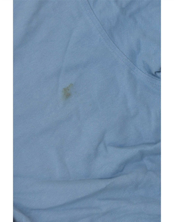T-shirt da uomo Lacoste taglia 4 in cotone blu medio