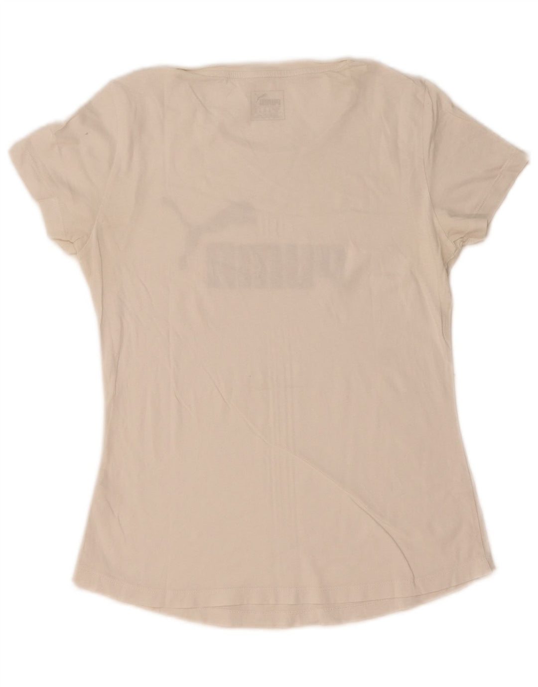 T-shirt grafica da donna Puma UK 10 piccola bianca