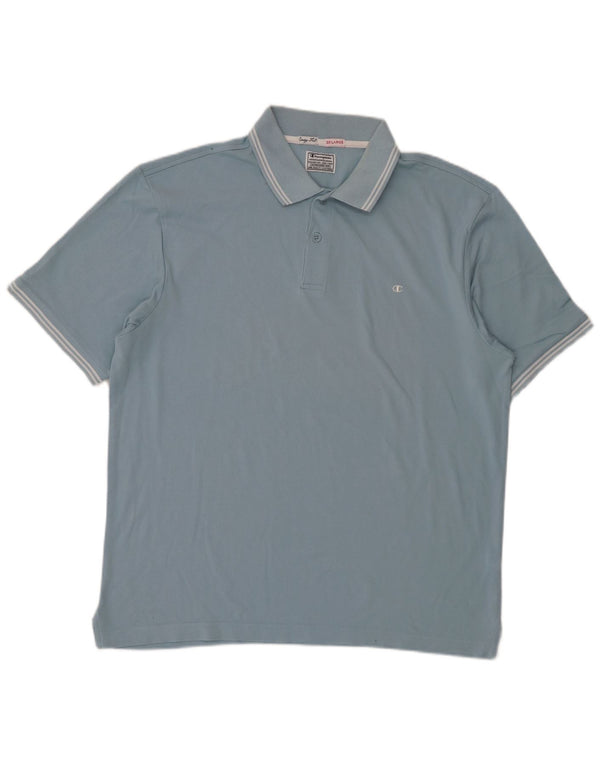Polo Champion da uomo Easy Fit 2XL in cotone blu