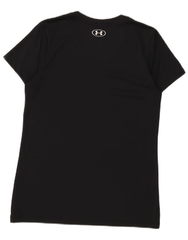 Maglietta Under Armour da donna vestibilità ampia UK 10 Small Black Sports