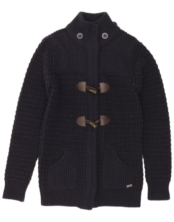 Maglione cardigan da donna Ellesse UK 12 Acrilico blu navy medio