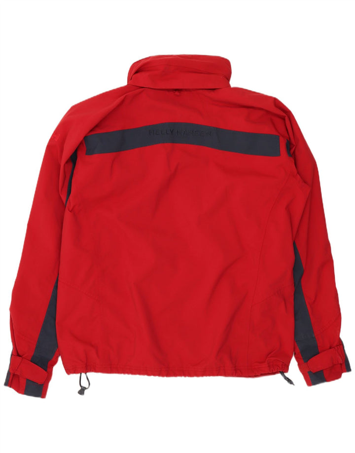 Giacca a vento da uomo HELLY HANSEN UK 38 Nylon color block rosso medio