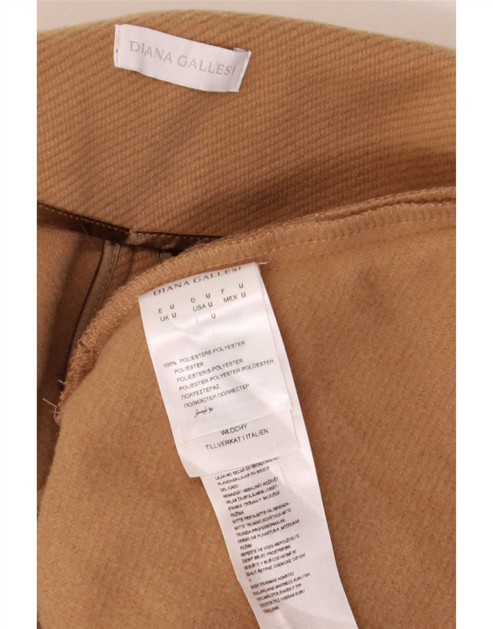 Diana Gallesi Cappotto Mantella Doppio Petto Donna Taglia Unica Poliestere Beige