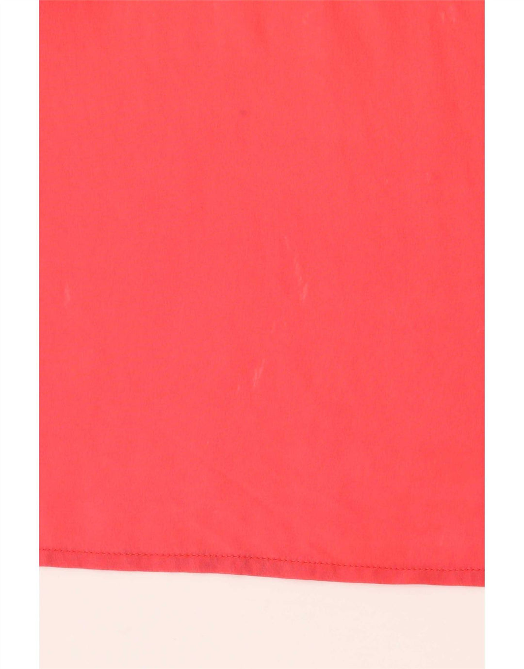 Top camicetta senza maniche vintage da donna UK 14 seta rossa media