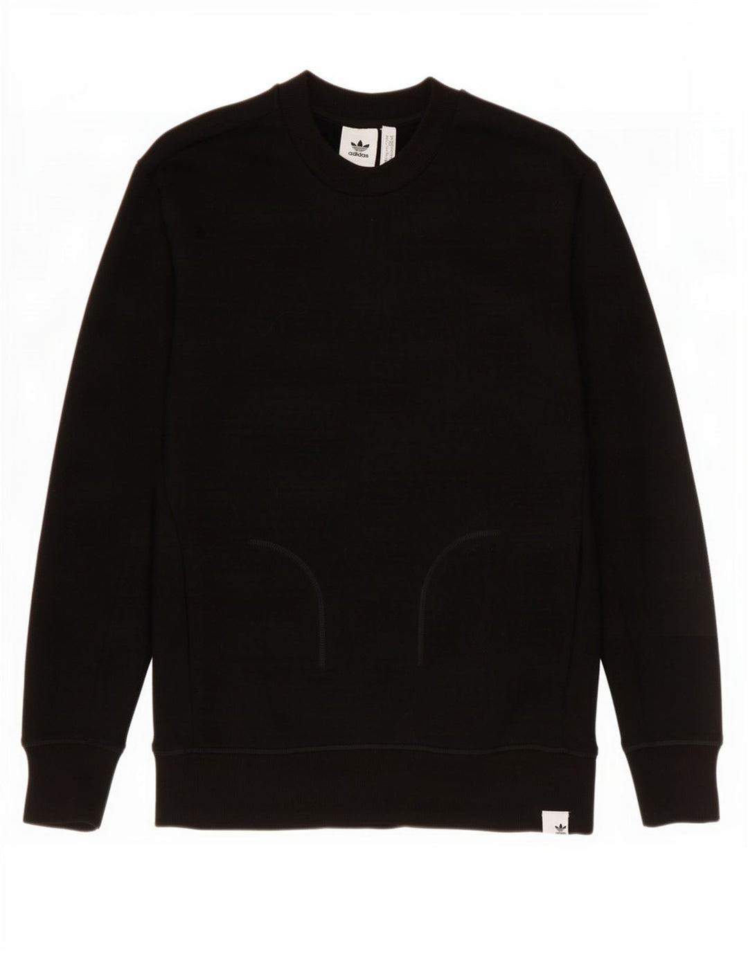 Felpa Adidas Uomo Maglione Medio Nero Cotone