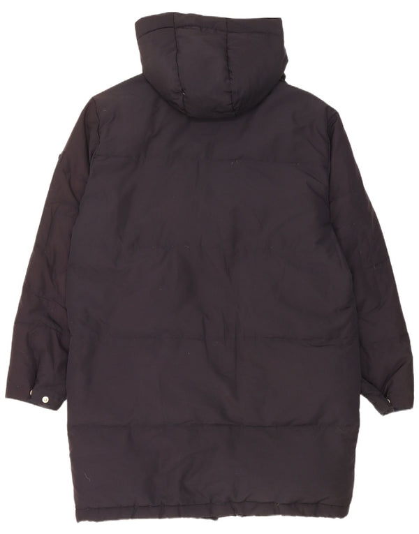 Gas Mens Utility Hooded Padded Coat UK 40 Large Navy Blue Polyester