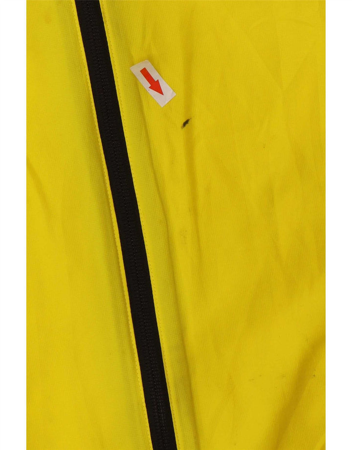 Giacca antipioggia Adidas Clima Proof da uomo UK 40 Large Giallo Poliestere