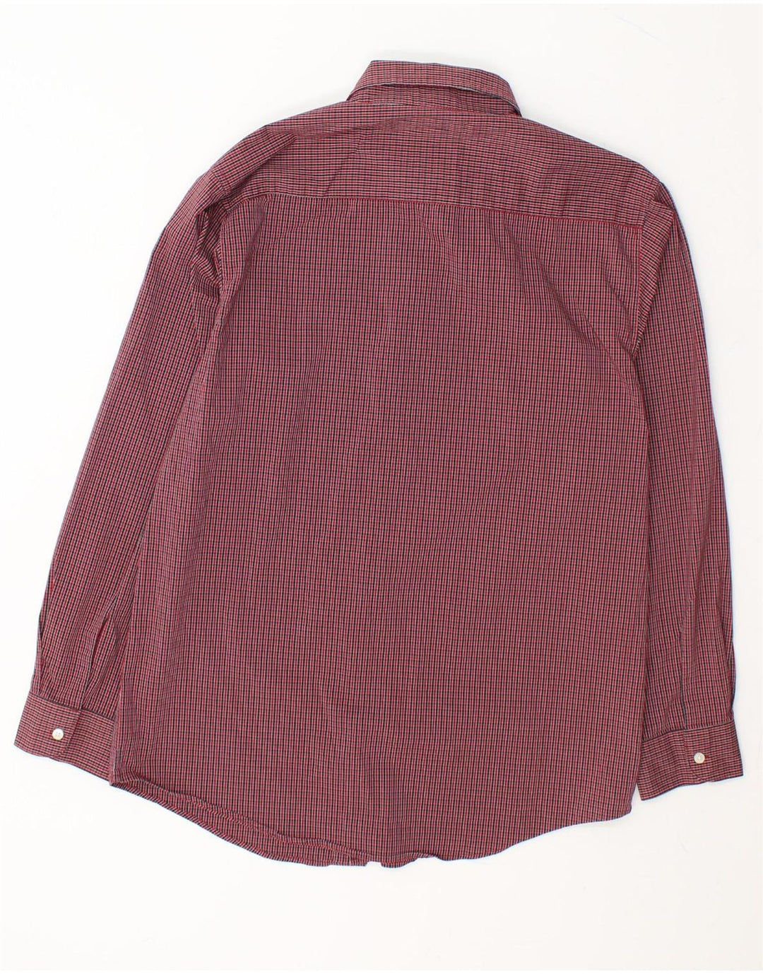 CHAPS Boys Regular Fit Shirt 15-16 Years XL Red Check Cotton Vintage Chaps and Second-Hand Chaps from Messina Hembry 