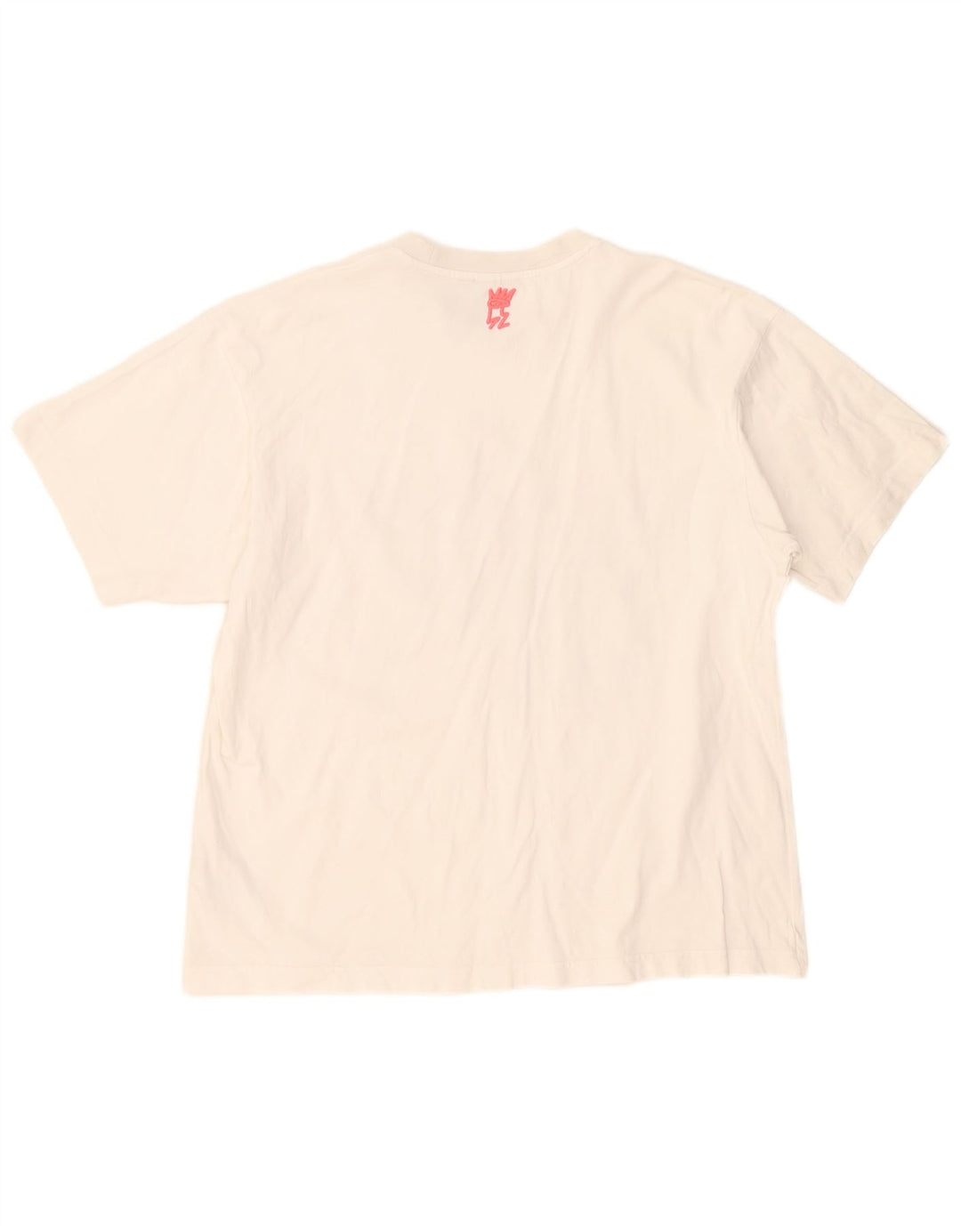 T-shirt grafica da uomo Adidas Top in cotone bianco medio