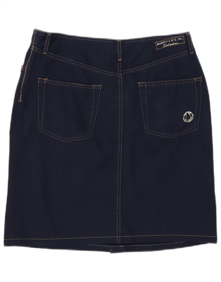 Minigonna in denim da donna Murphy & Nye W30 cotone blu navy medio