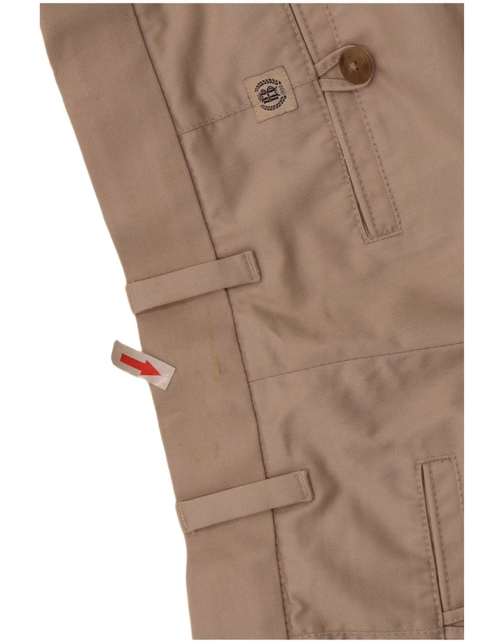 Pantaloni chino dritti Marks & Spencer da uomo blu Harbour W32 L33 Beige