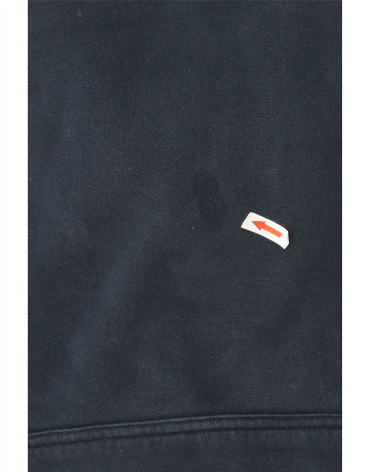 Maglione con cappuccio da uomo Superdry Small in cotone blu navy
