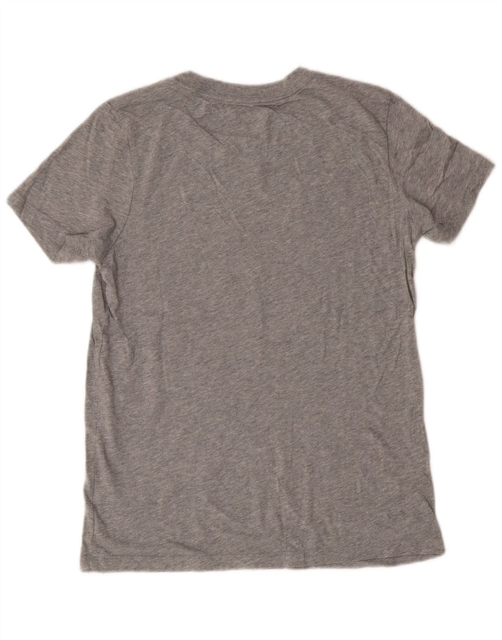 T-shirt grafica da donna Converse Top UK 12 cotone grigio medio