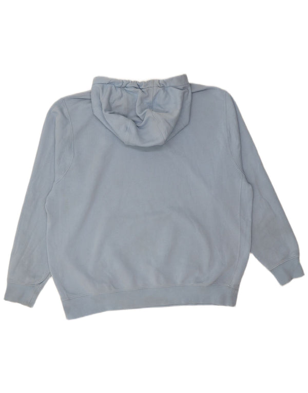 Felpa con cappuccio da uomo NIKE XL in cotone blu