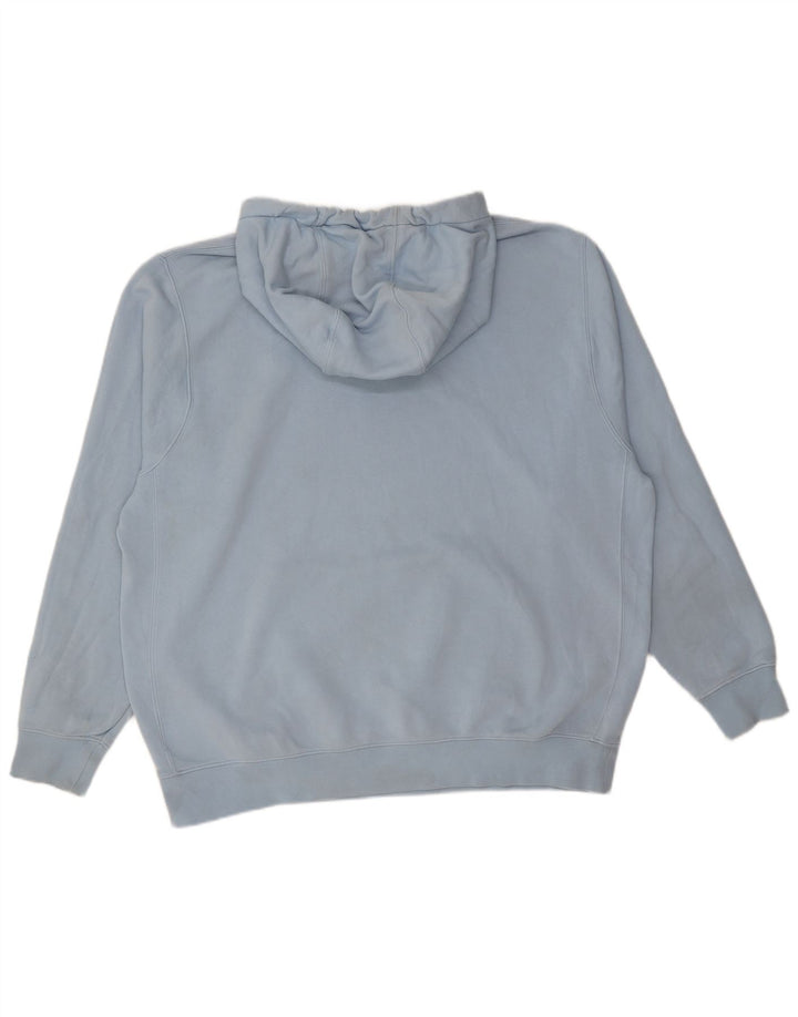 Felpa con cappuccio da uomo NIKE XL in cotone blu