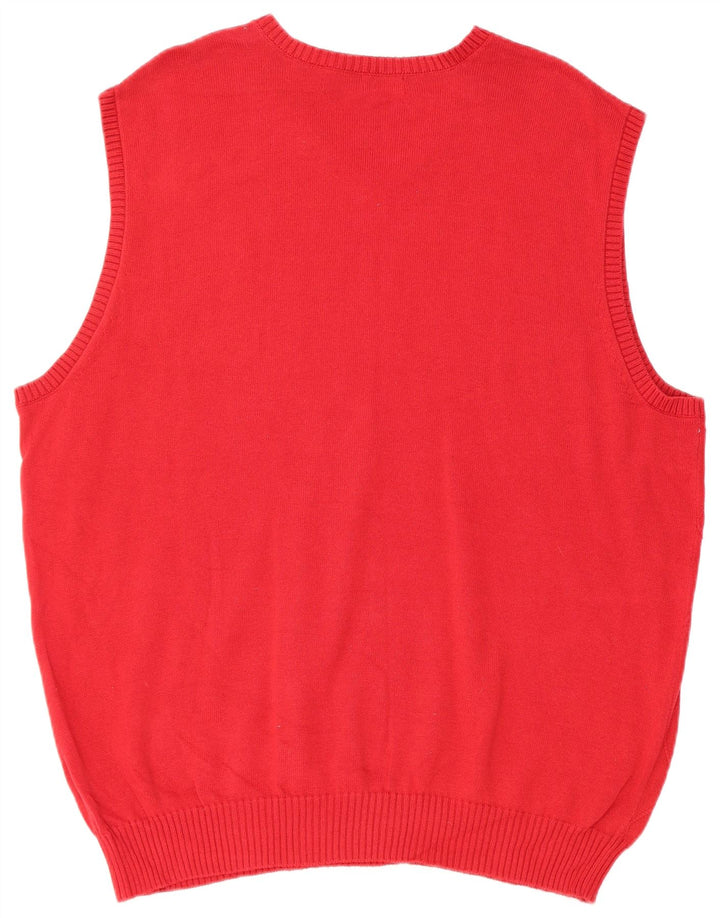 Canotta da uomo IZOD grande in cotone rosso
