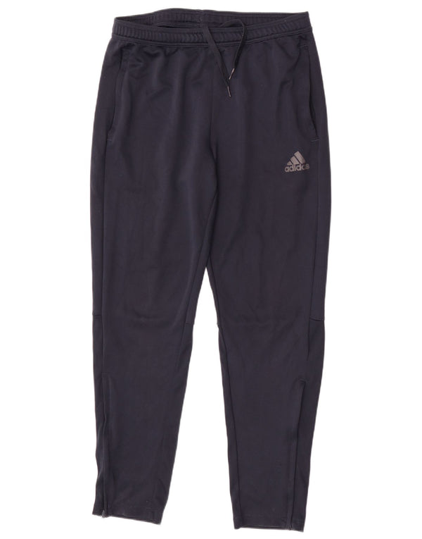 Pantaloni da tuta Adidas Aeroready da uomo UK 42/44 Large Blu Navy Poliestere