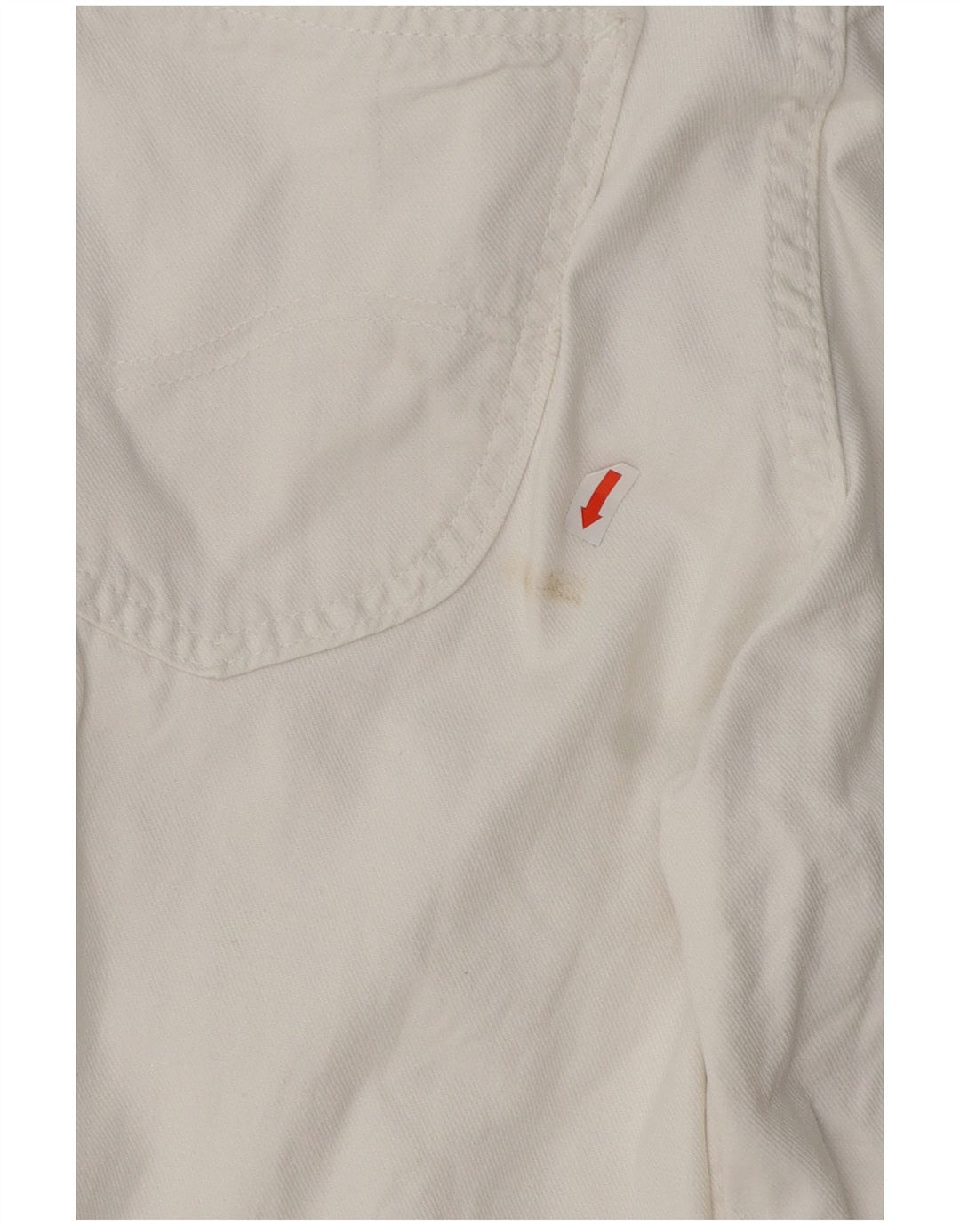 Jeans svasati da donna Lee US 12 Large W31 L29 Cotone bianco