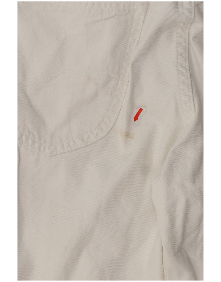 Jeans svasati da donna Lee US 12 Large W31 L29 Cotone bianco