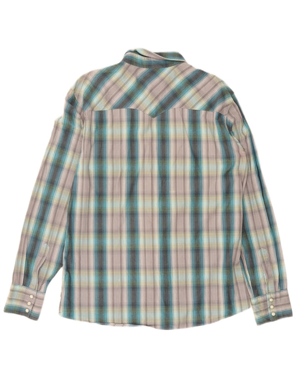 Camicia Levi's da uomo in cotone a quadri verdi grandi