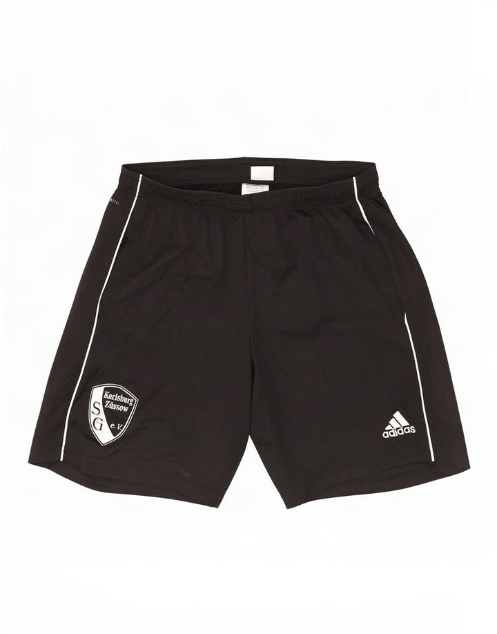 Pantaloncini sportivi Adidas Aeroready Graphic da uomo in poliestere nero medio