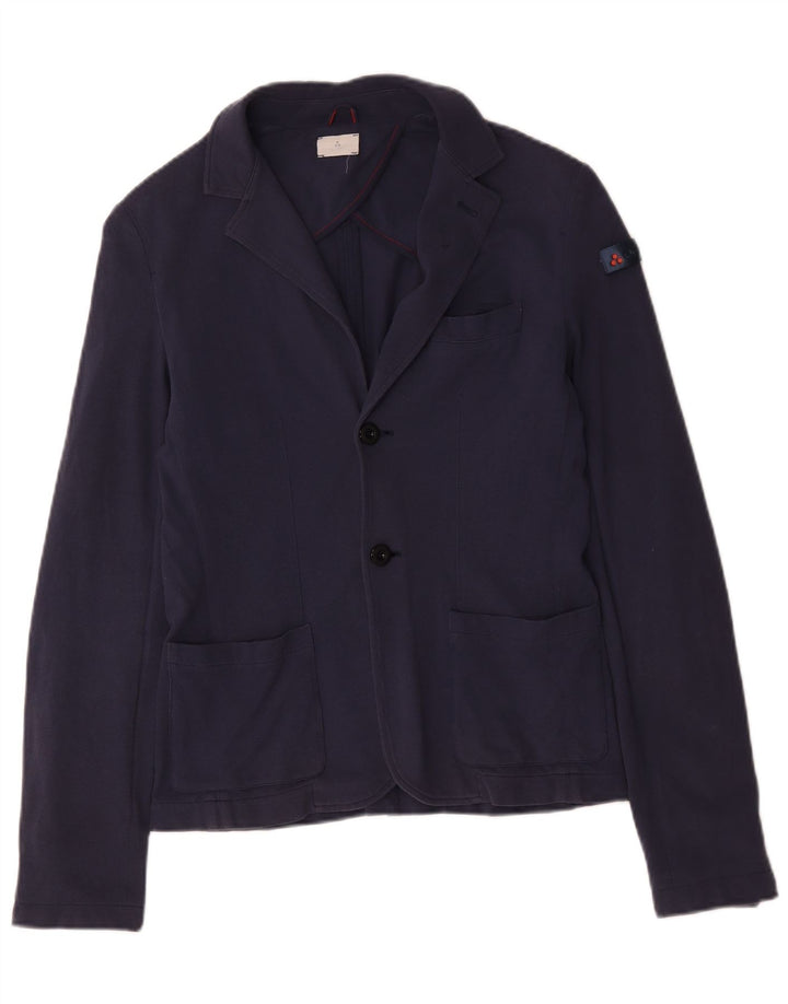 PEUTEREY Giacca Blazer a 2 Bottoni da Ragazzo 13-14 Anni 2XL Cotone Blu Navy