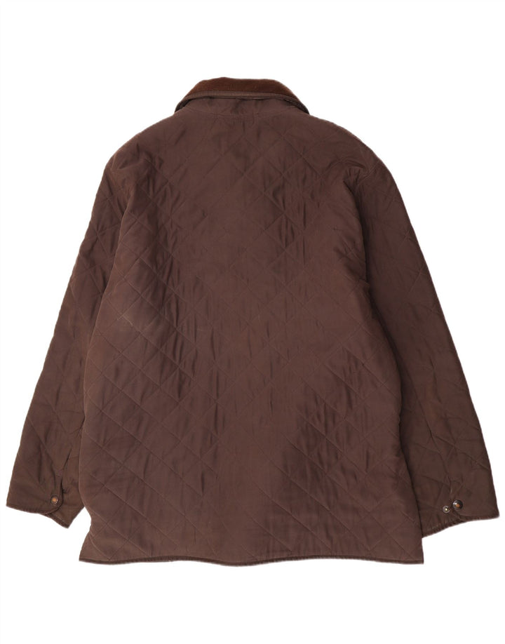 Giacca trapuntata da uomo Barbour UK 44 2XL Poliestere marrone