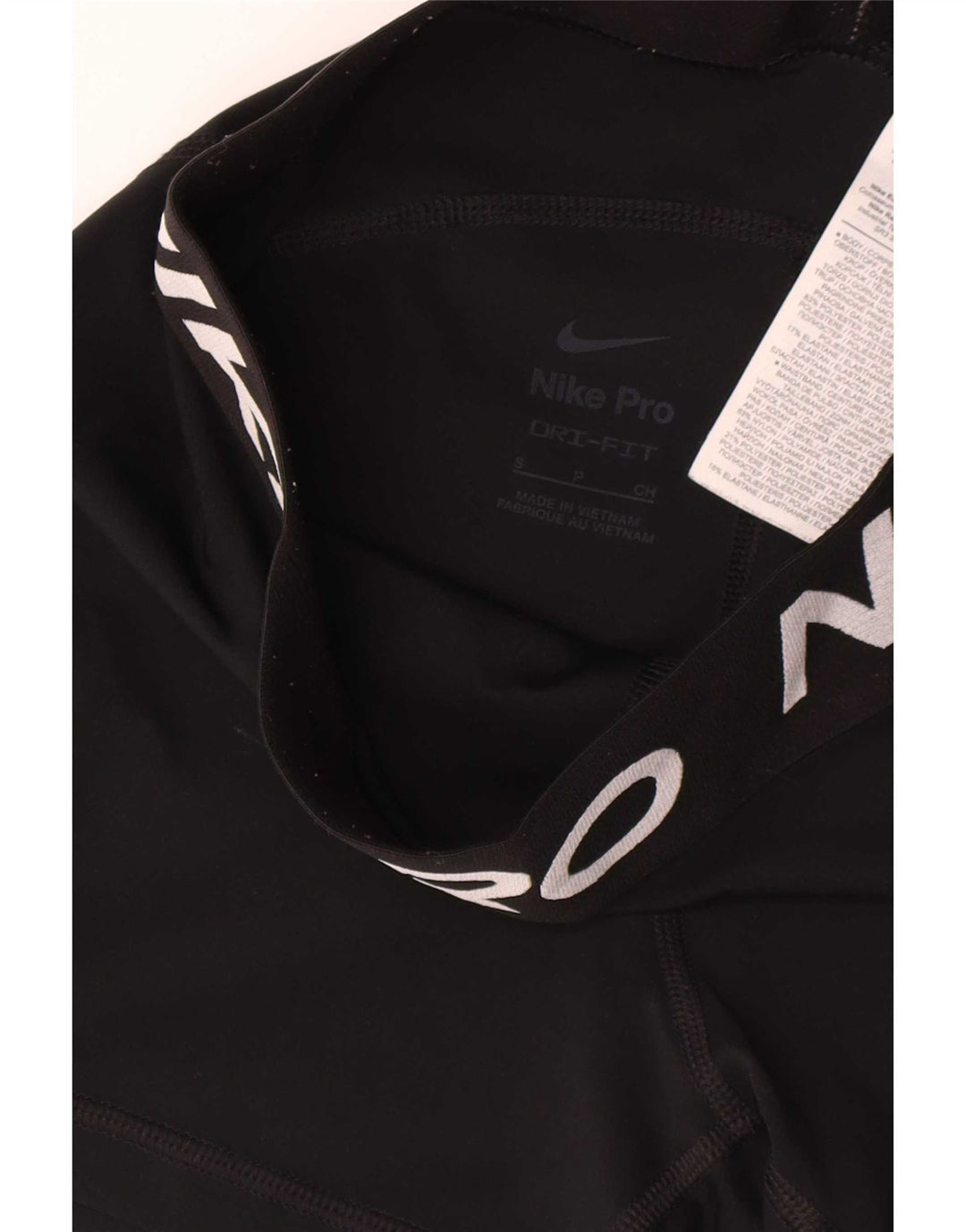 Reebok Pantaloncini sportivi grafici da donna UK 8 Small Nero Poliestere