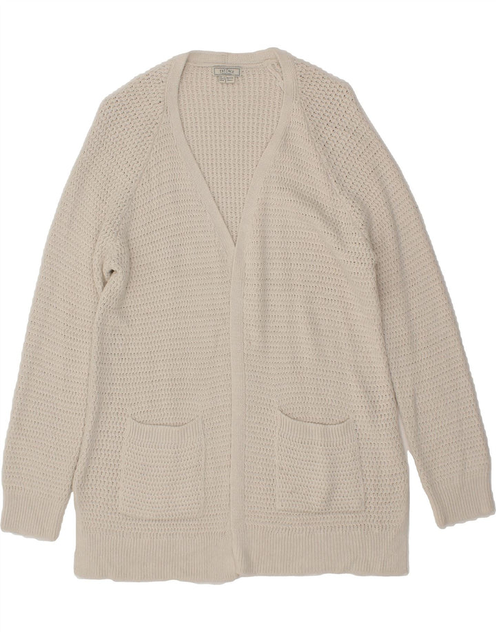 FAT FACE Womens Open Cardigan Sweater UK 12 Medium  Grey Acrylic Vintage Fat Face and Second-Hand Fat Face from Messina Hembry 