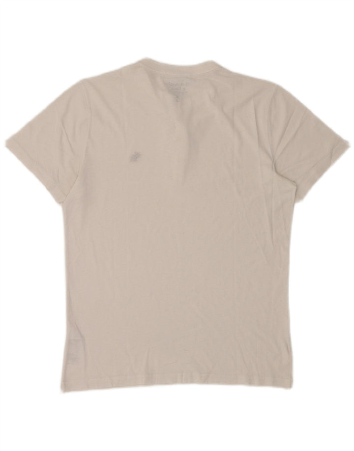 T-shirt da uomo ABERCROMBIE & FITCH in cotone bianco medio