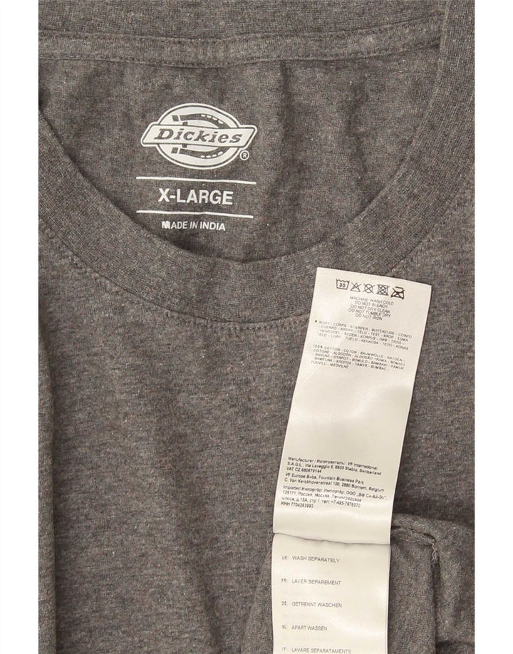 Maglietta da uomo Dickies Top XL in cotone grigio