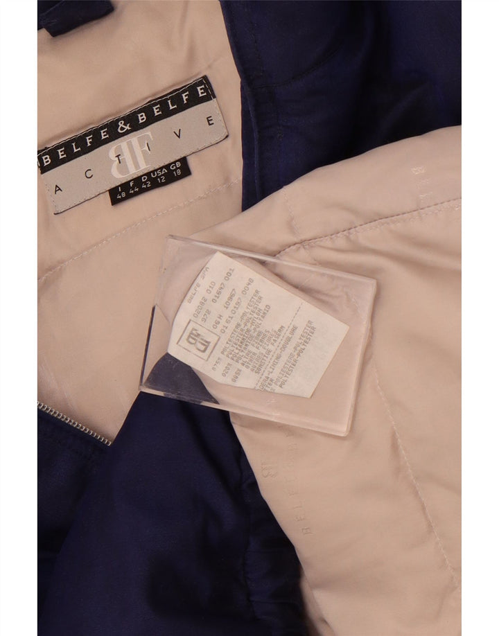 Giacca imbottita da donna Belfe & Belfe UK 18 XL poliestere blu navy