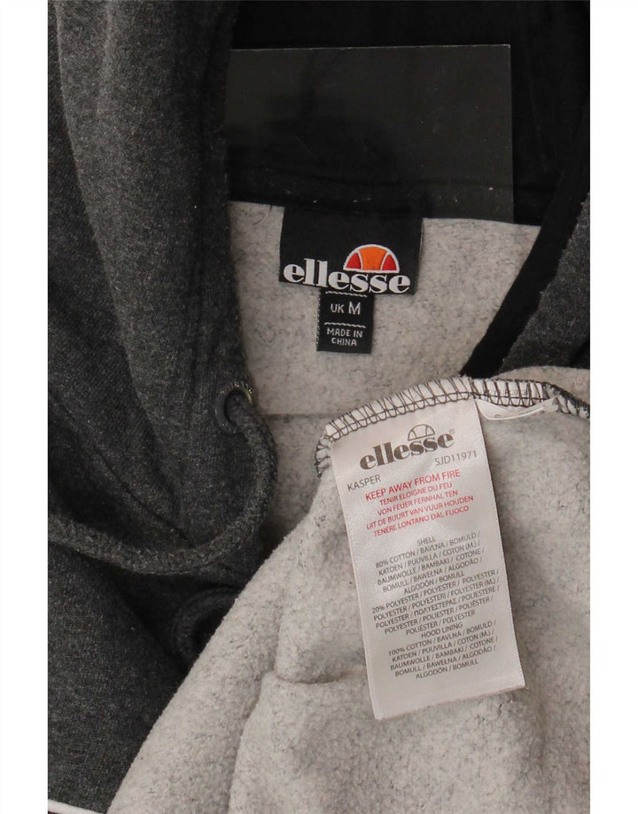 Felpa con cappuccio da donna Ellesse in cotone grigio medio