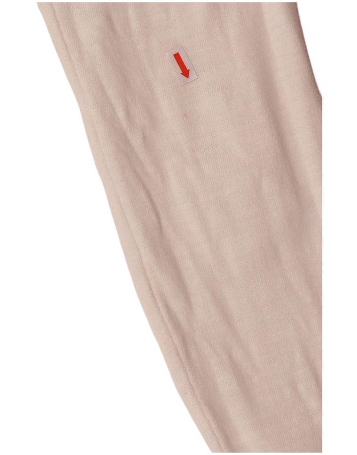 J. CREW Felpa oversize da donna Maglione UK 10 Piccolo cotone bianco