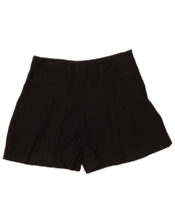 Pantaloncini casual con pegged da donna Oasis UK 8 Small W28 Lyocell nero