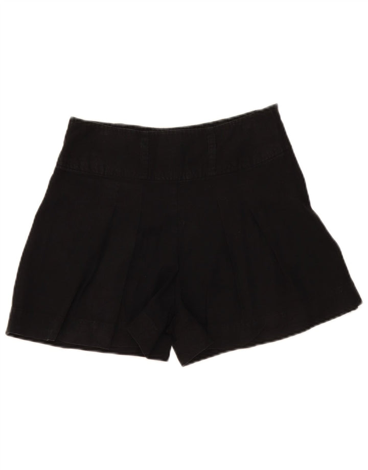 Pantaloncini casual con pegged da donna Oasis UK 8 Small W28 Lyocell nero