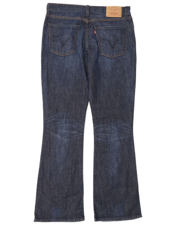 Levi's Donna 10529 Jeans Bootcut W33 L32 Cotone Blu Navy