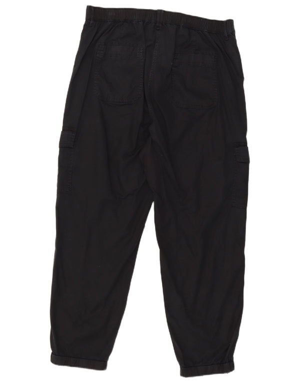 Pantaloni cargo da jogging da donna Marks & Spencer UK 16 Large W34 L26 Blu navy
