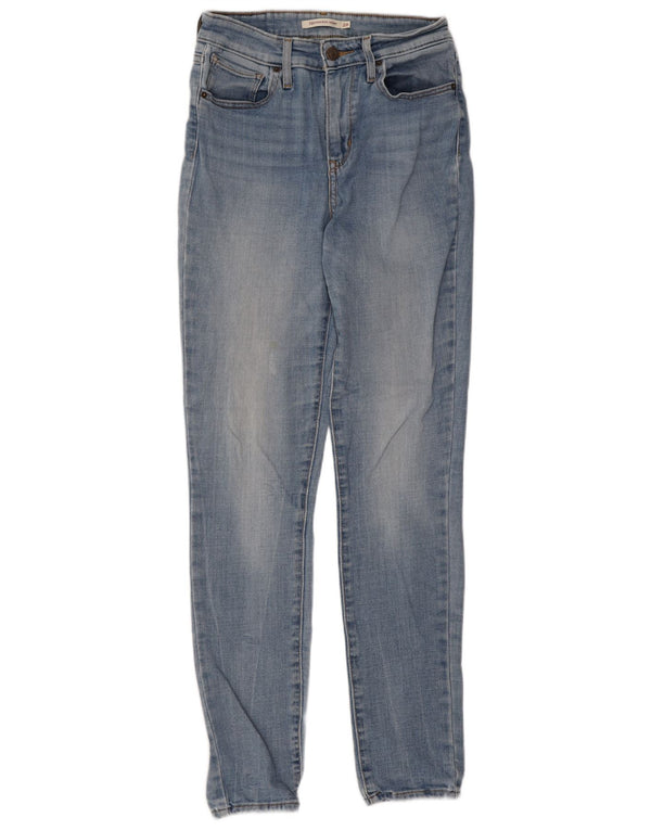 Jeans skinny a vita alta Levi's 721 da donna W28 L30 cotone blu