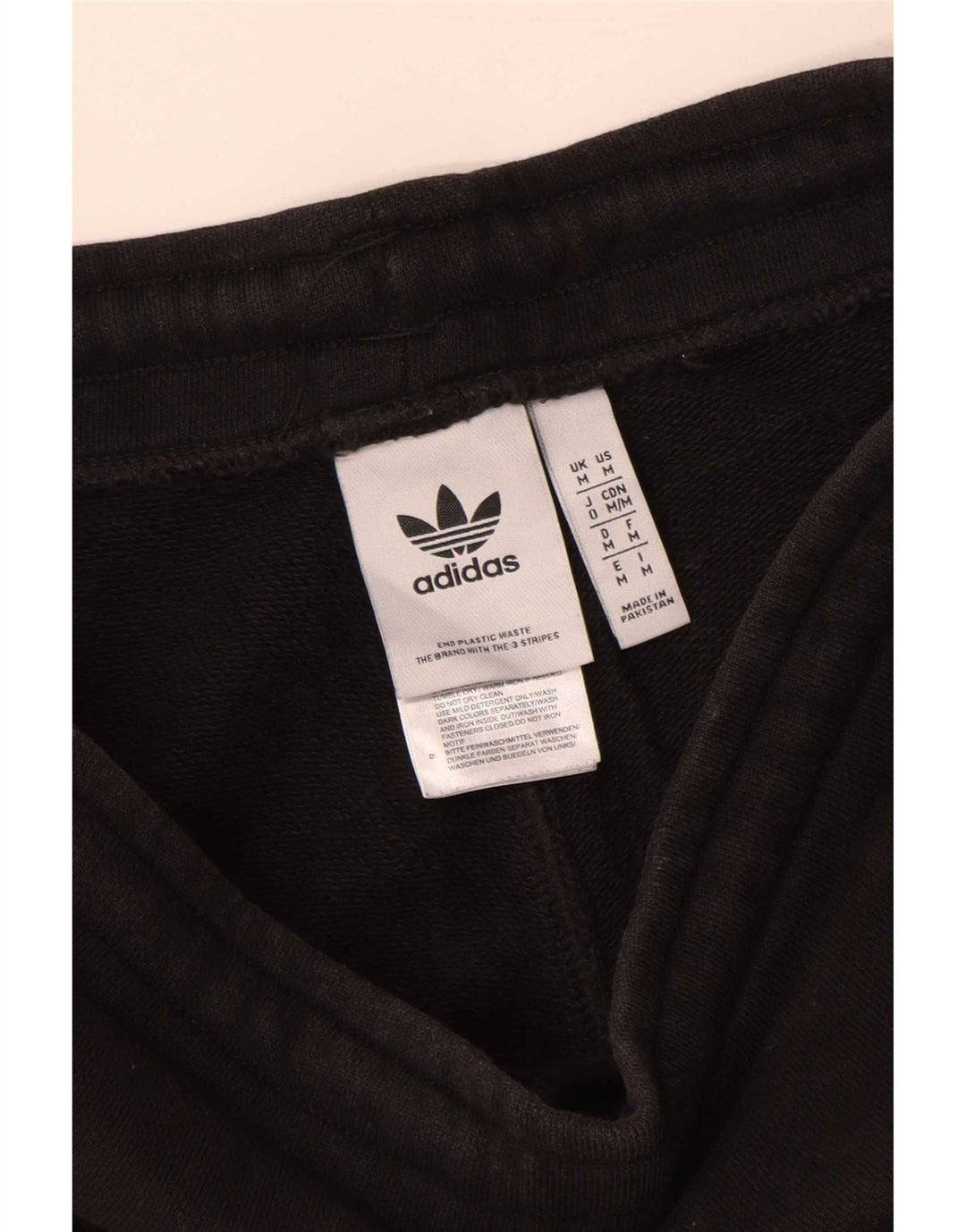 Pantaloncini sportivi Adidas da uomo medio cotone nero