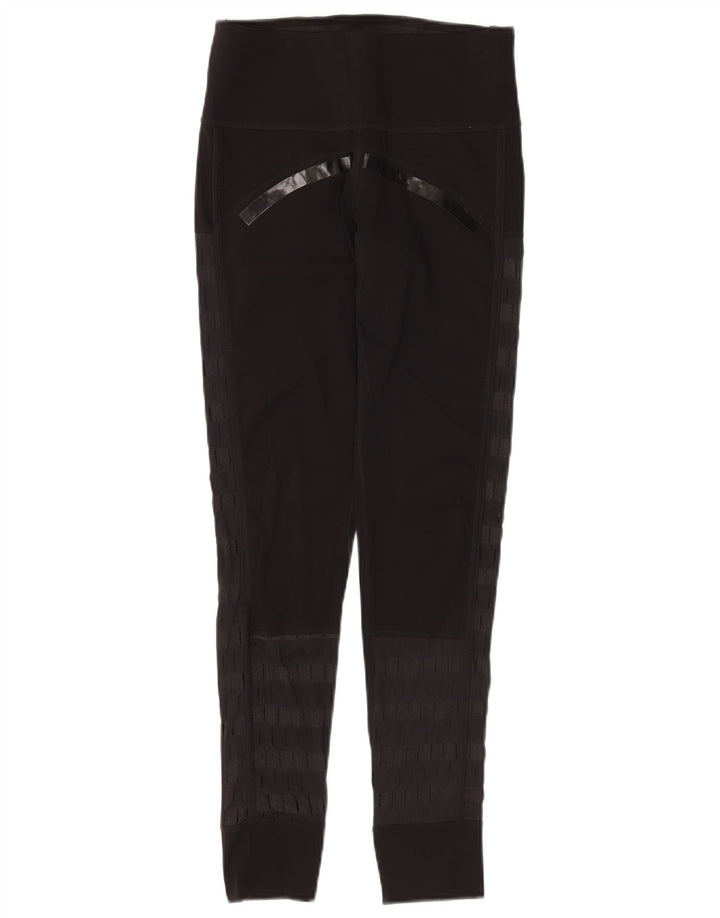 Leggings grafici ADIDAS da donna Stella McCartney UK 8 piccoli a righe nere