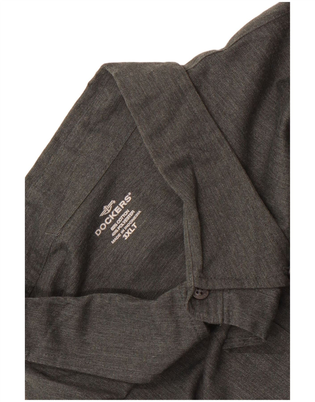 Camicia alta da uomo Dockers 3XL cotone grigio