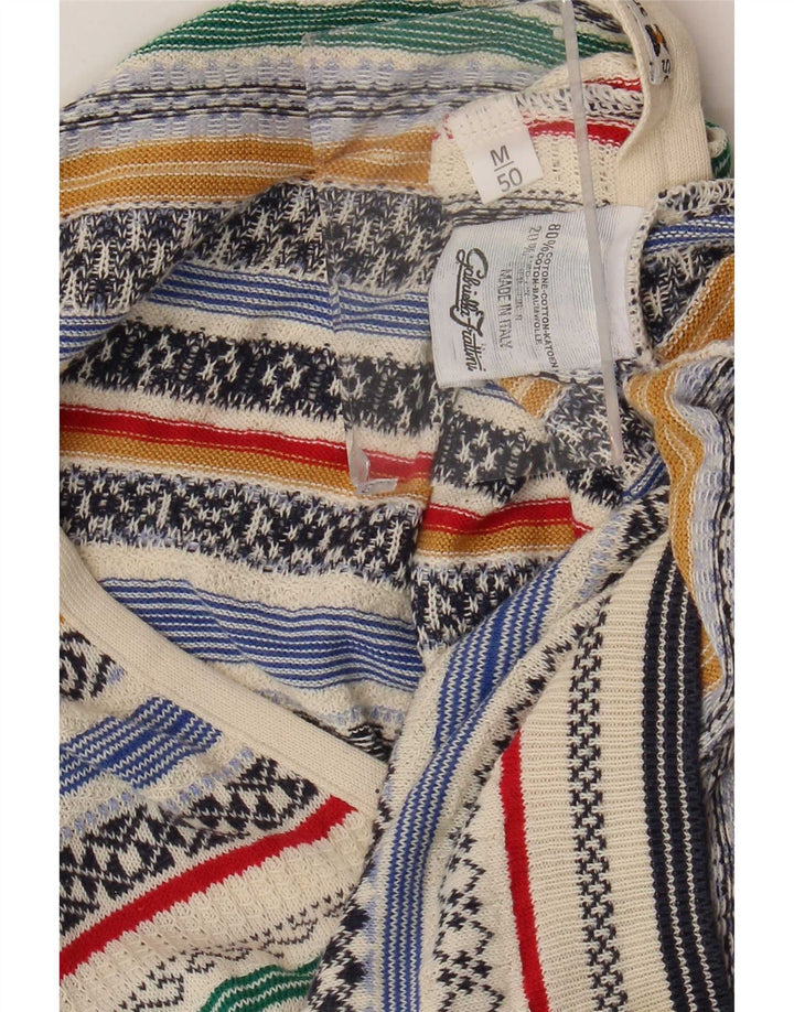 Gabriella Frattini Maglione Cardigan Uomo Medio Multicolore Fair Isle