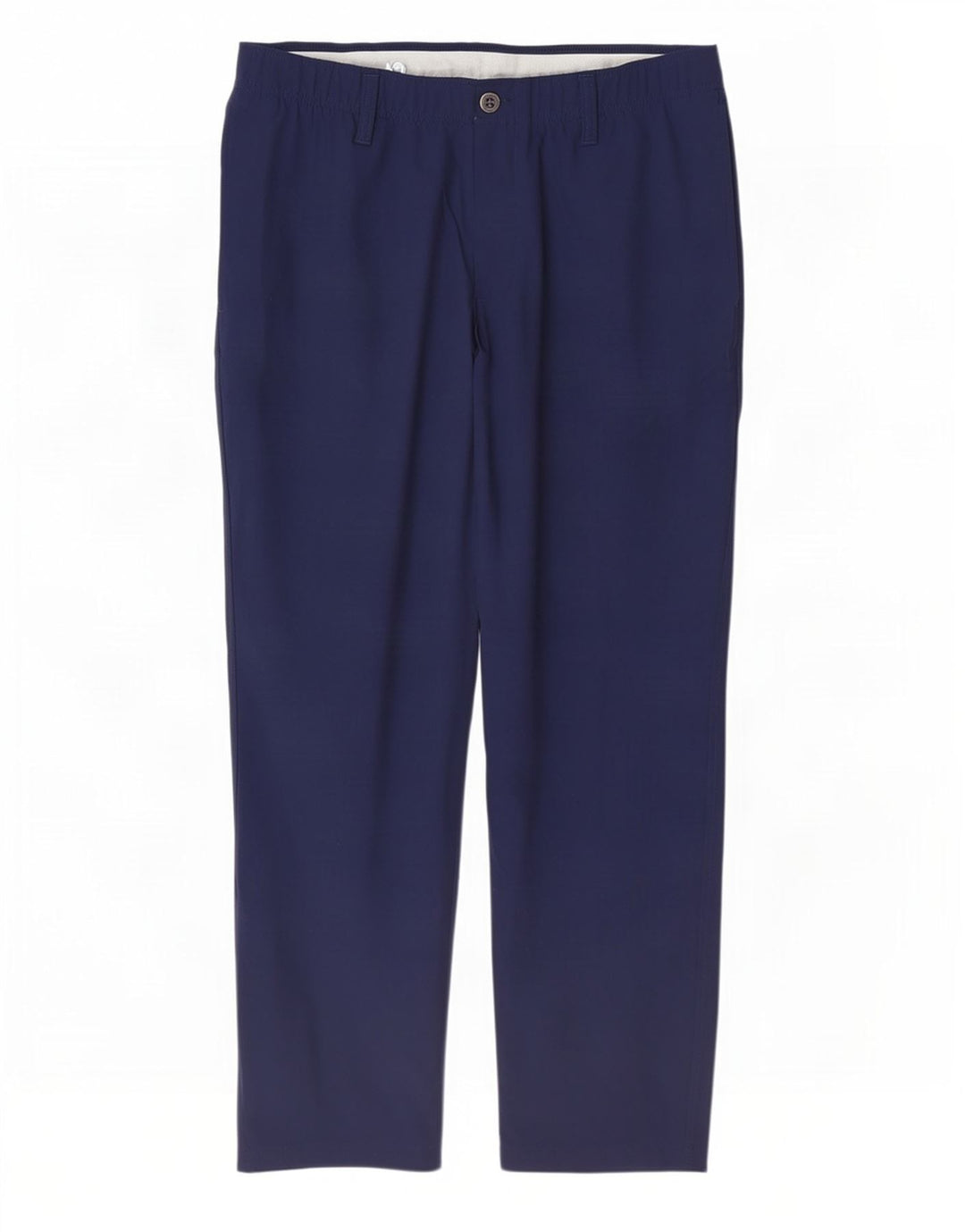 Pantaloni chino slim da uomo Under Armour W36 L30 poliestere blu navy