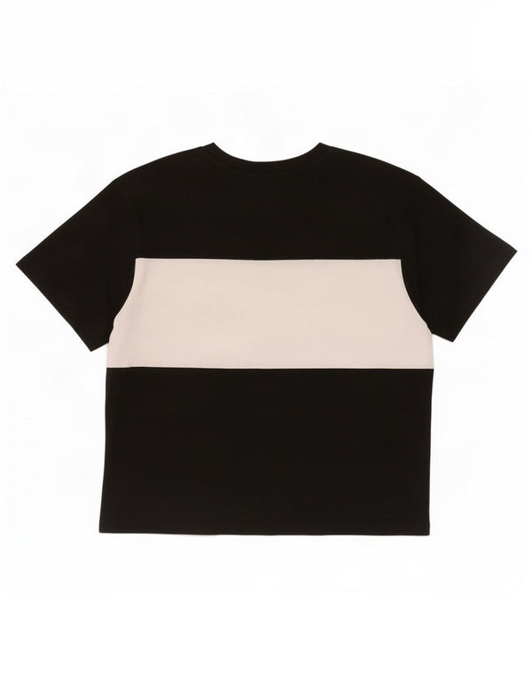 Maglietta grafica da donna Fila Top UK 14 Medium Black Colourblock
